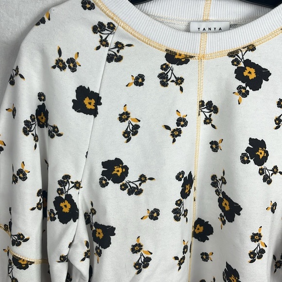 Tanya Taylor xs Josephine sweatshirt puff sleeve - Picture 4 of 8